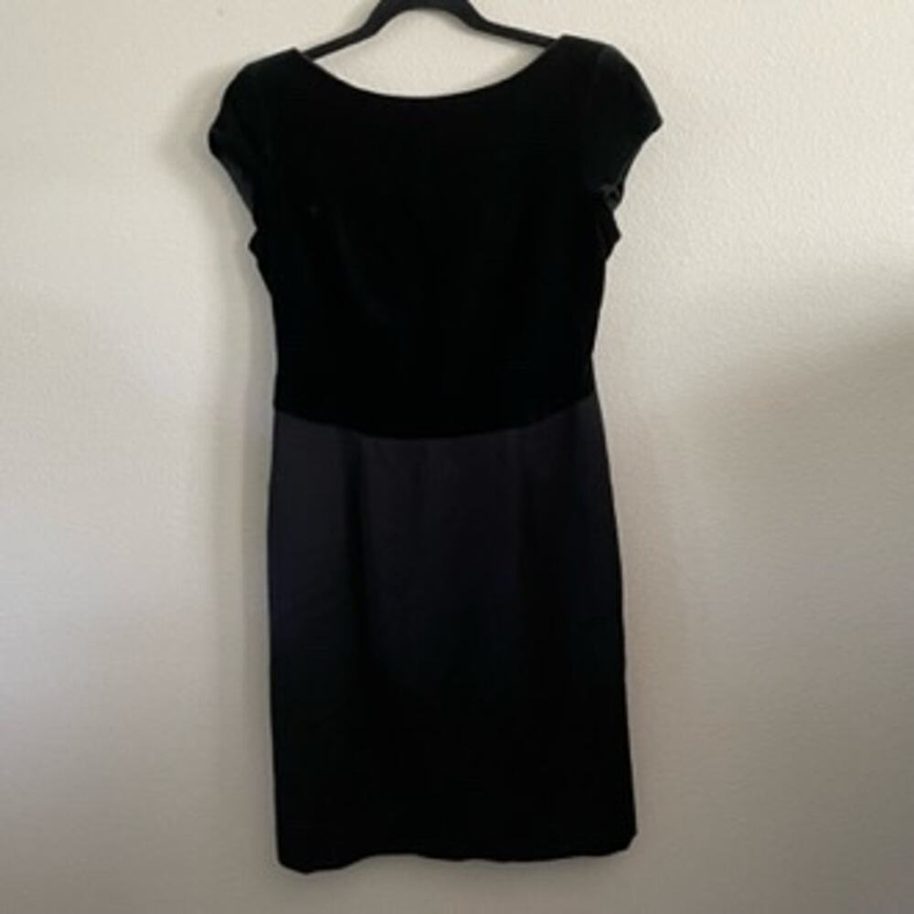 Vintage Worth Black Cutout Bow Dress size 10